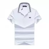 hugo boss polo  t-shirt homme ete top strip polo white